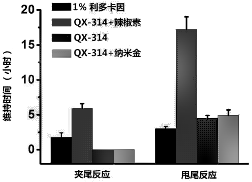 Pharmaceutical composition for local anaesthesia as well as preparation method and application thereof