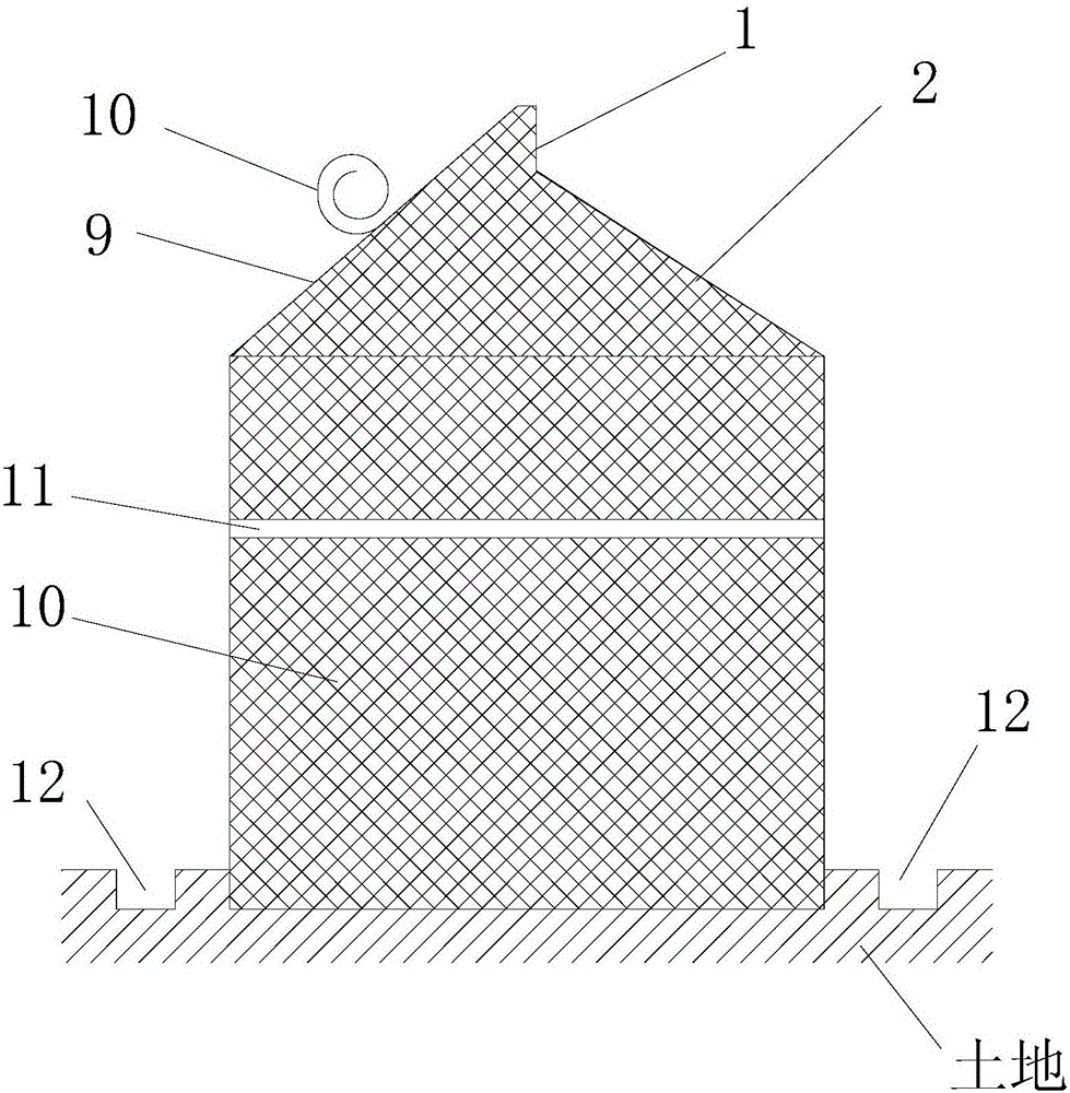 Auricularia polytricha planting greenhouse and operating method therefor