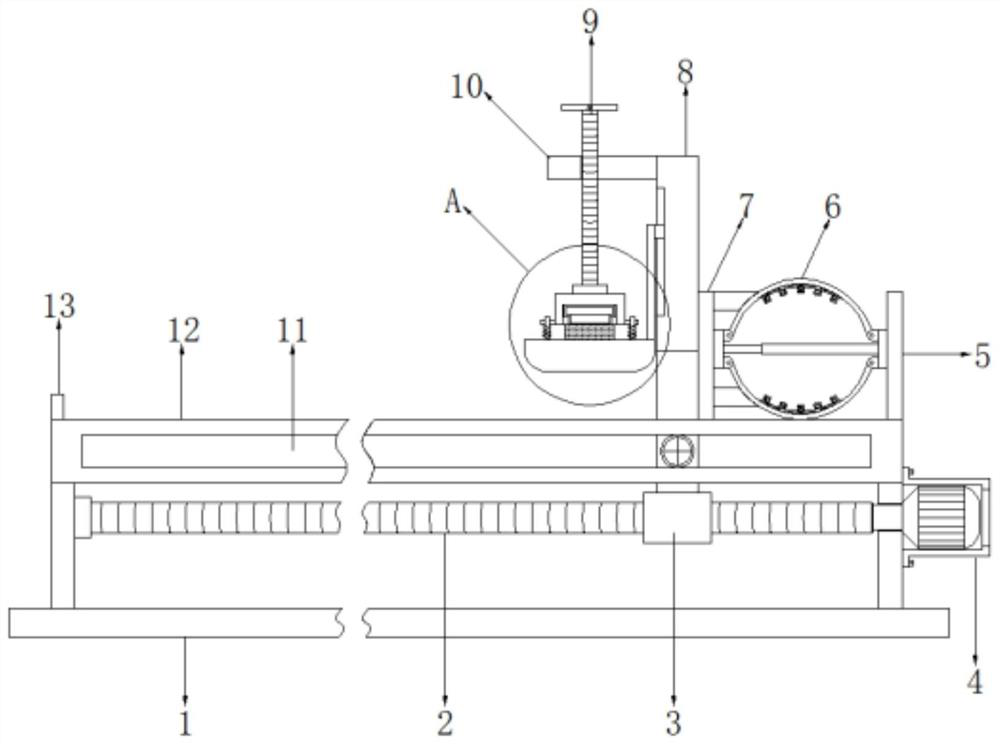 Plate levelness detection device for mechanical manufacturing