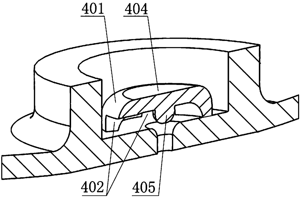 Head-mounted equipment and damping protection structure thereof