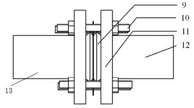 Device and method for preparing anodic aluminum oxide template with large pore diameter