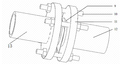 Device and method for preparing anodic aluminum oxide template with large pore diameter