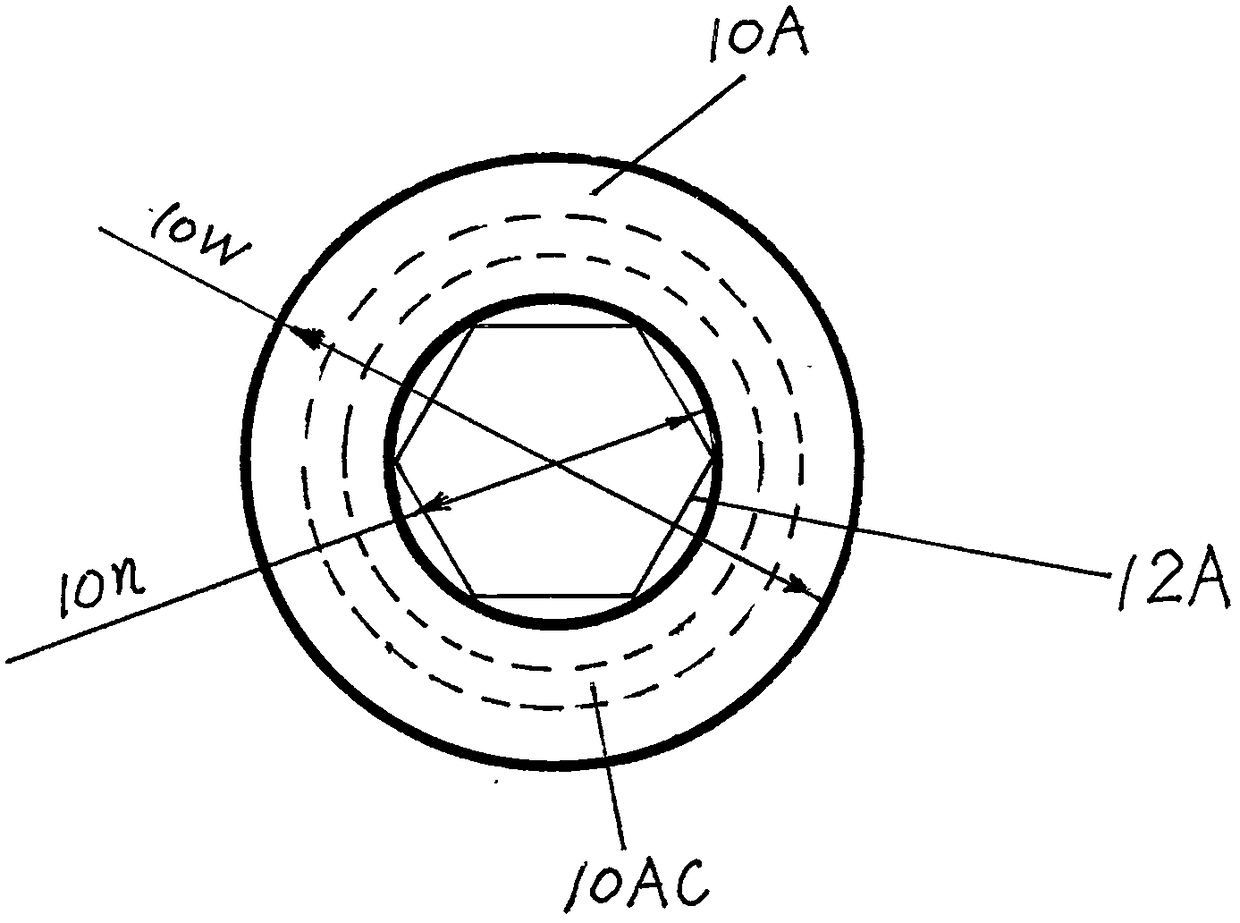 Spin friction welding structure assembly, internal combustion engine cylinder cover provided with structure assembly, cylinder cover and cylinder body alloying part and mechanical device