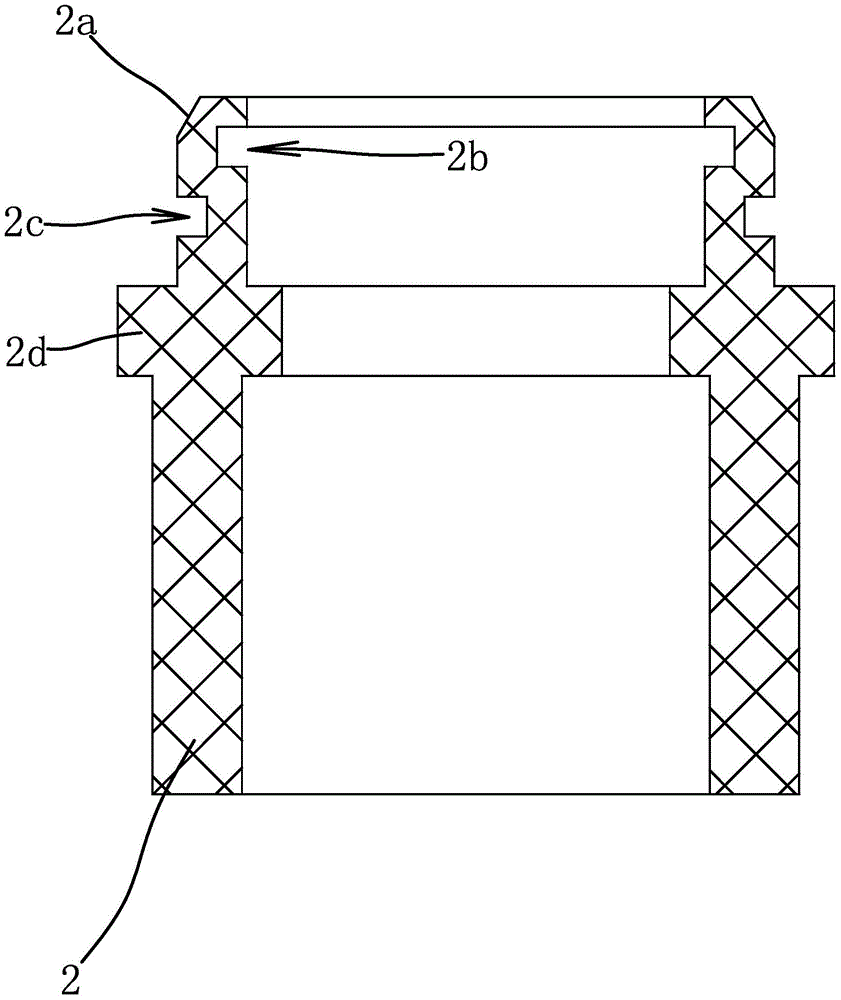 Connection structure between valve body and joint in heating valve
