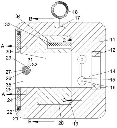 Cable harness end stripping system