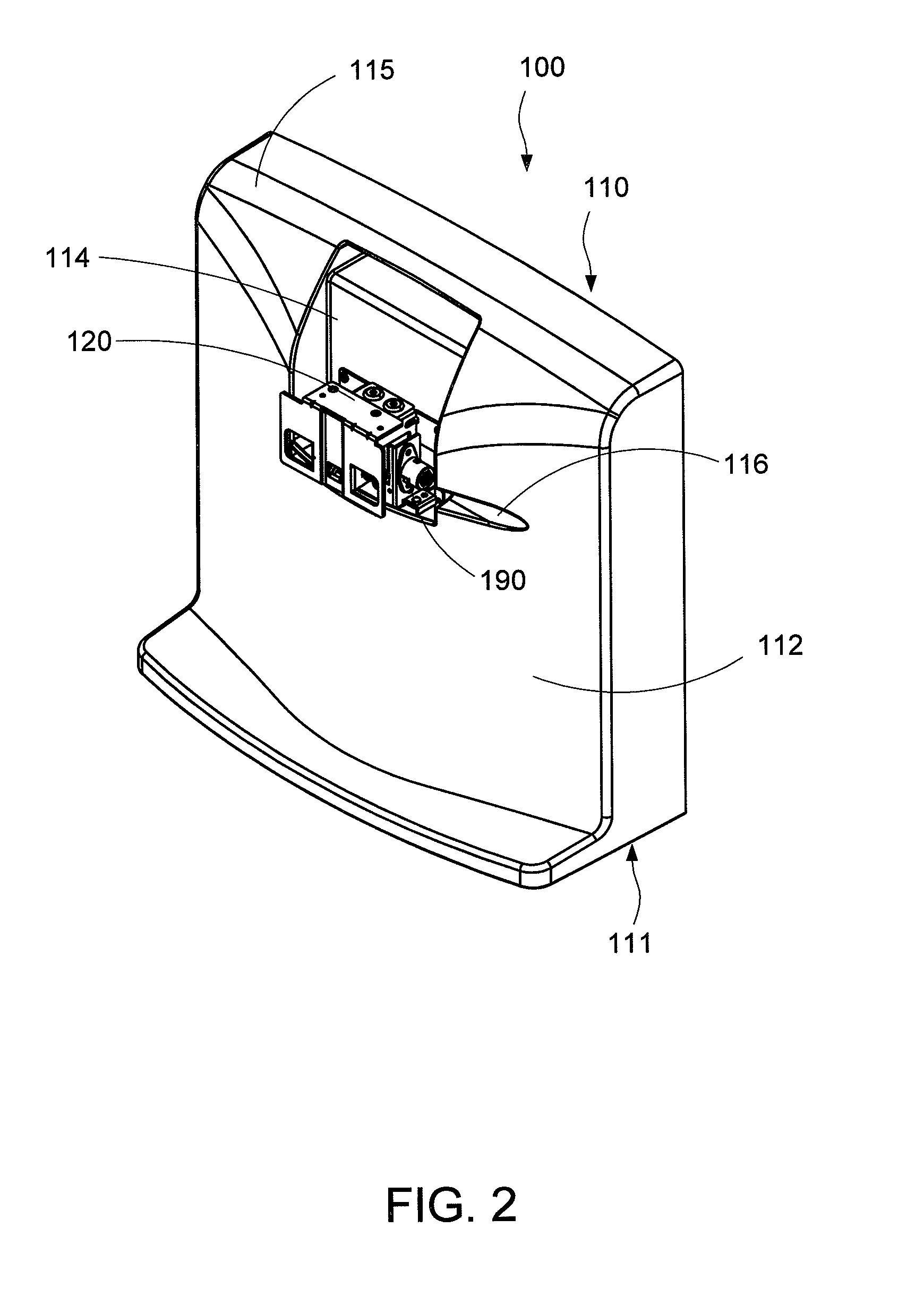 Casing for all-in-one electronic device