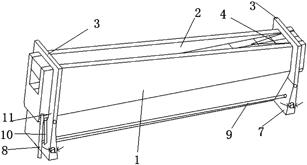 Glass substrate integrated overflow molding control device