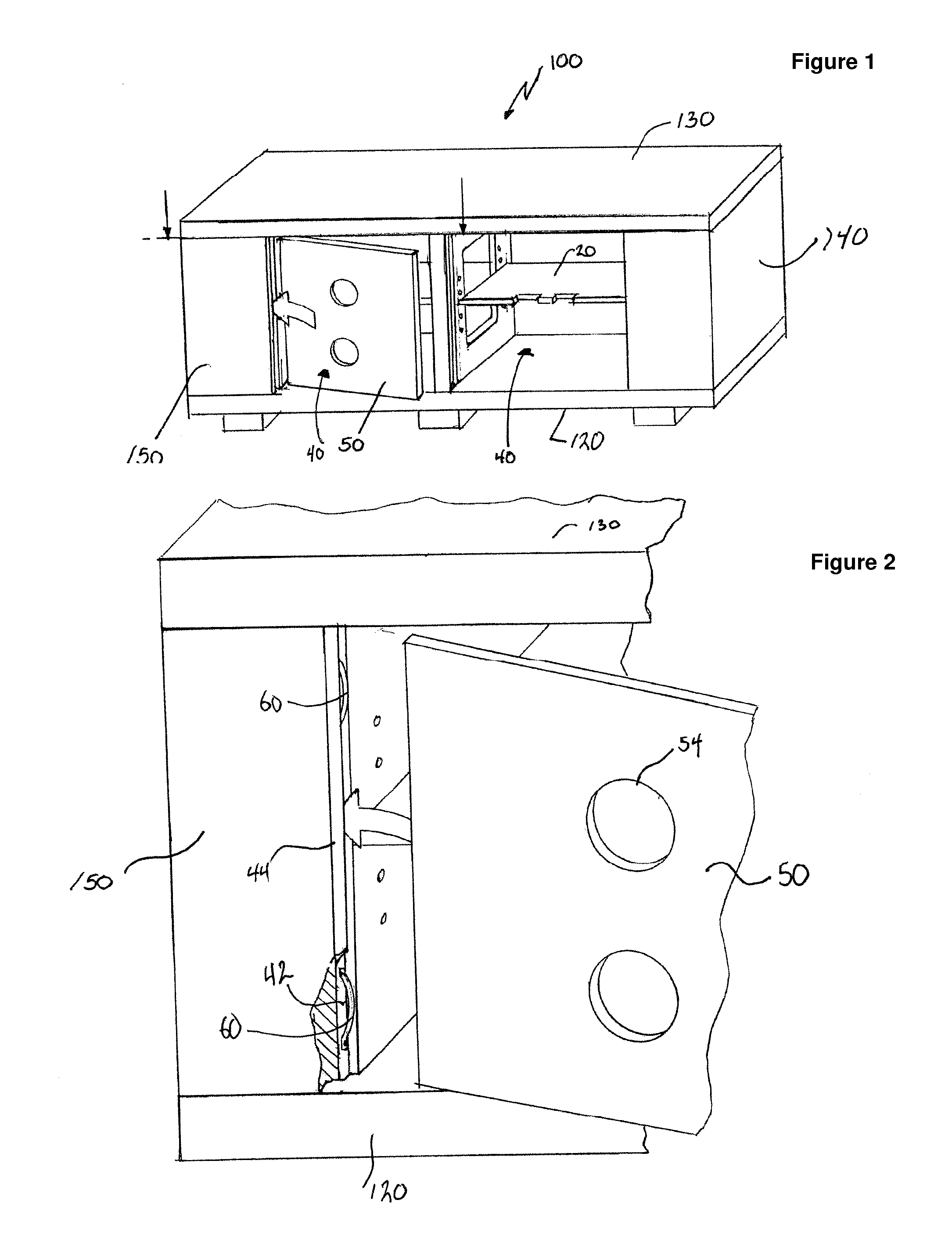 Cabinet With Removable Panel