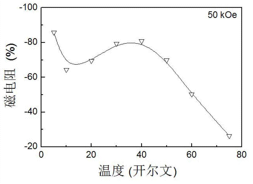 GdN film with large magnetoresistance effect, and preparation method thereof