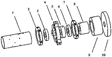 A production process for automobile exhaust pipes formed first and then punched