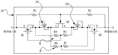 Blocking type surge protection device of low-conductive resistor