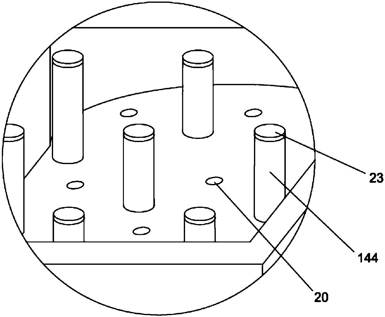 Automatic glass bending device