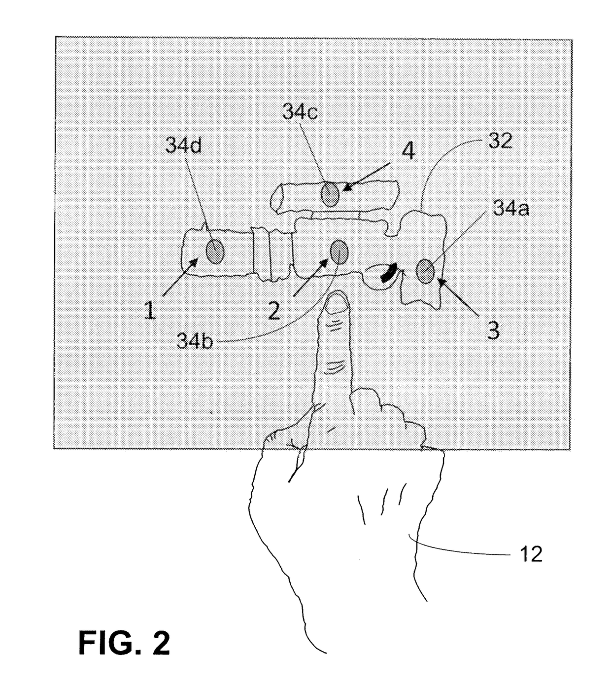 System and method for providing complex haptic stimulation during input of control gestures, and relating to control of virtual equipment