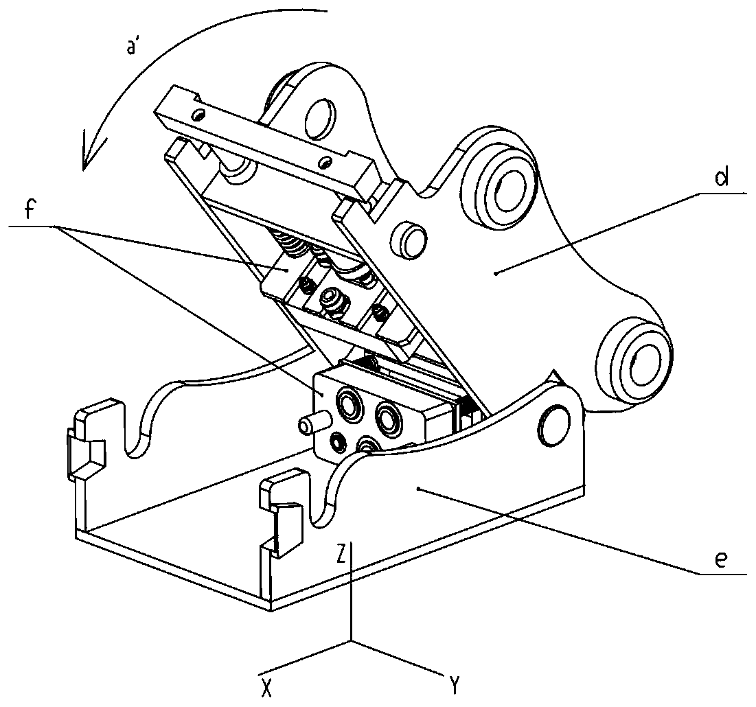 Multi-freedom-degree automatic centering device, hydraulic quick switching device and rescue device