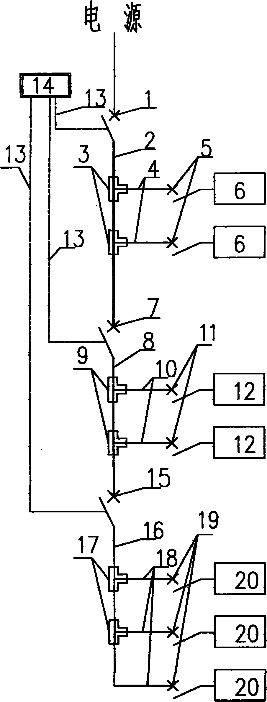 Power supply and distribution methods of low-voltage system