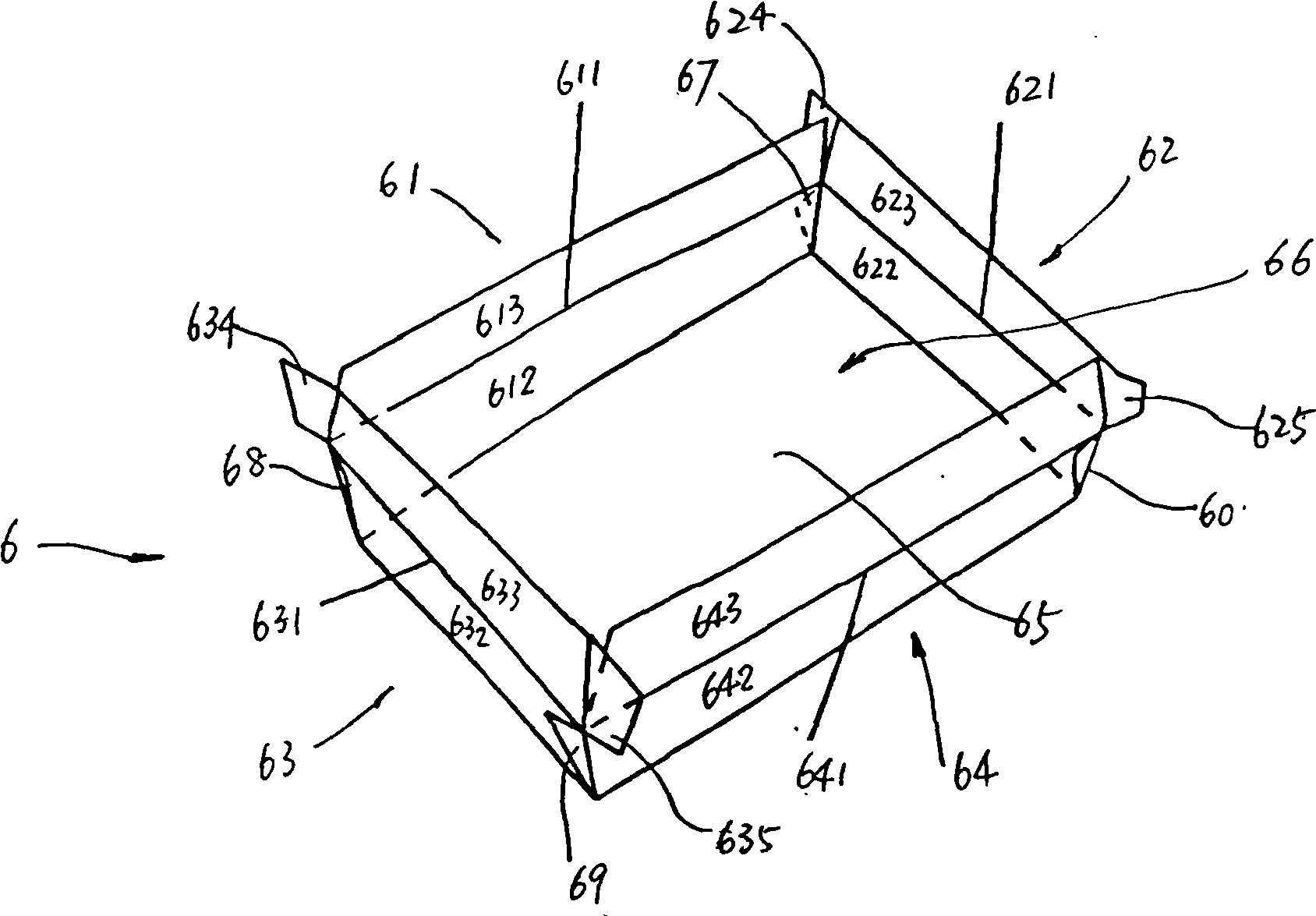 Production technique and device of large-area viscose cat litter paper-box