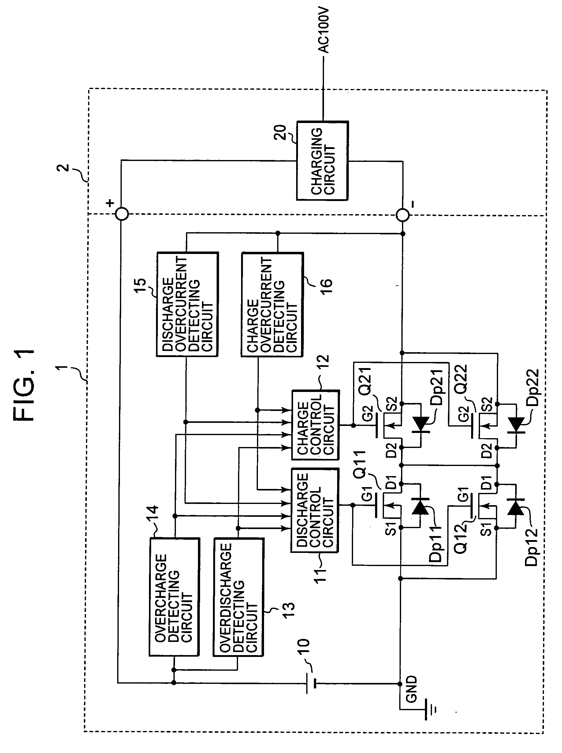 Battery protective device and semiconductor integrated circuit device