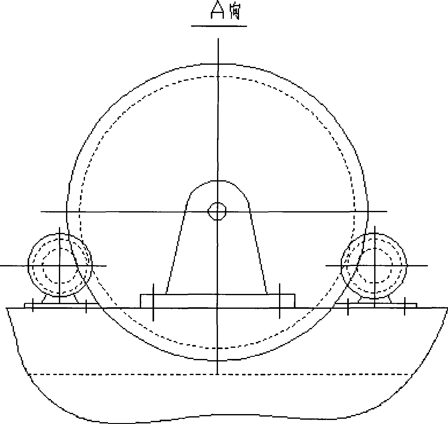 Sea water tidal power generation apparatus