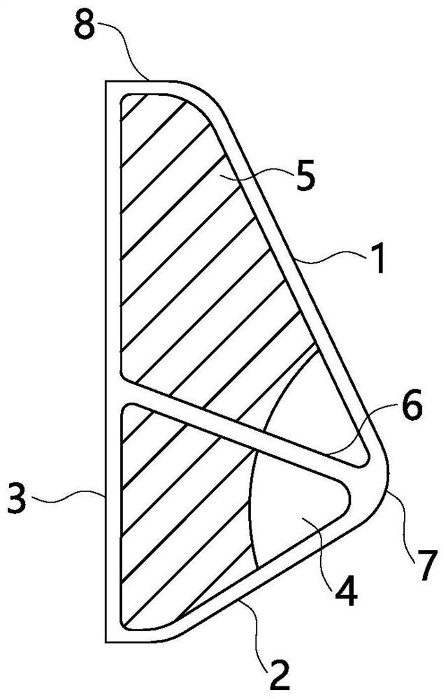 Grabbing rod frame for barrier-free toilet and grabbing rod frame system