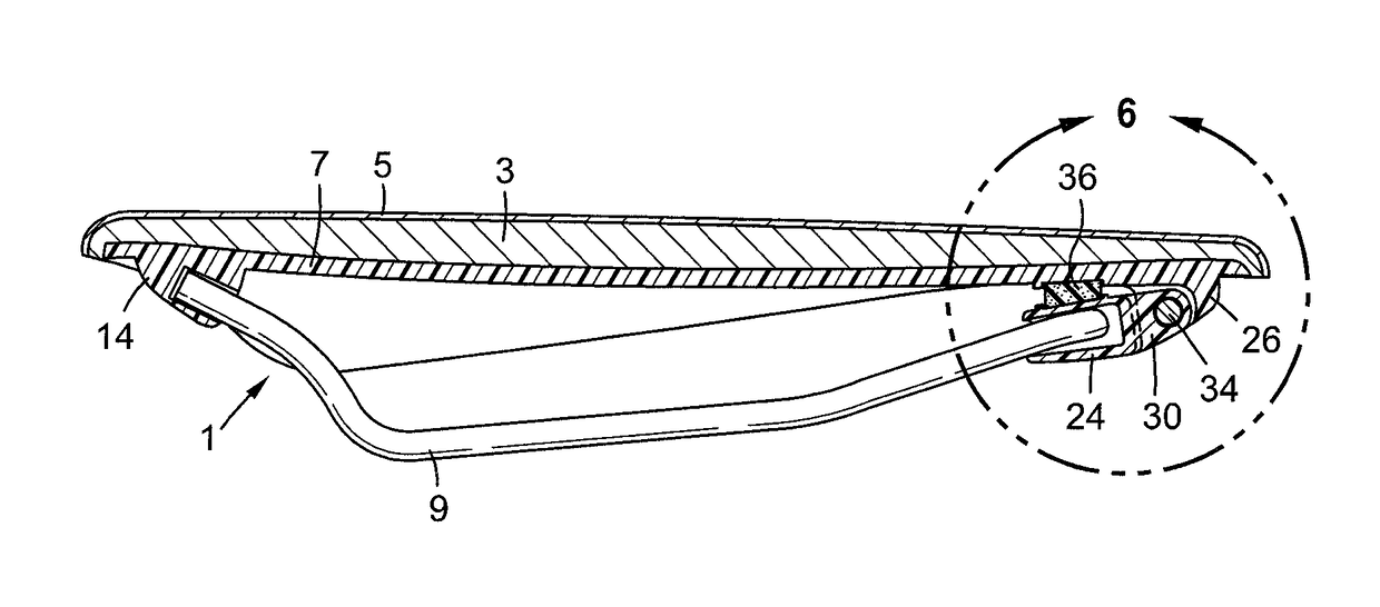 Adjustable flex saddle for a bicycle or a motorcycle