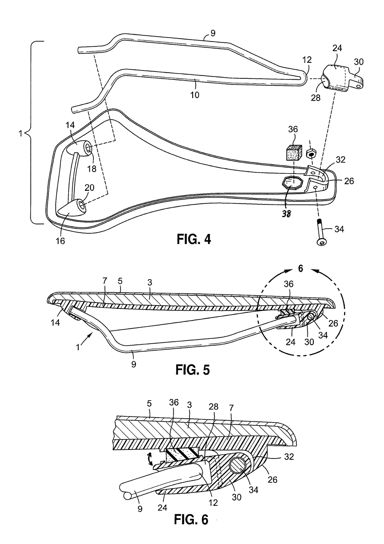 Adjustable flex saddle for a bicycle or a motorcycle