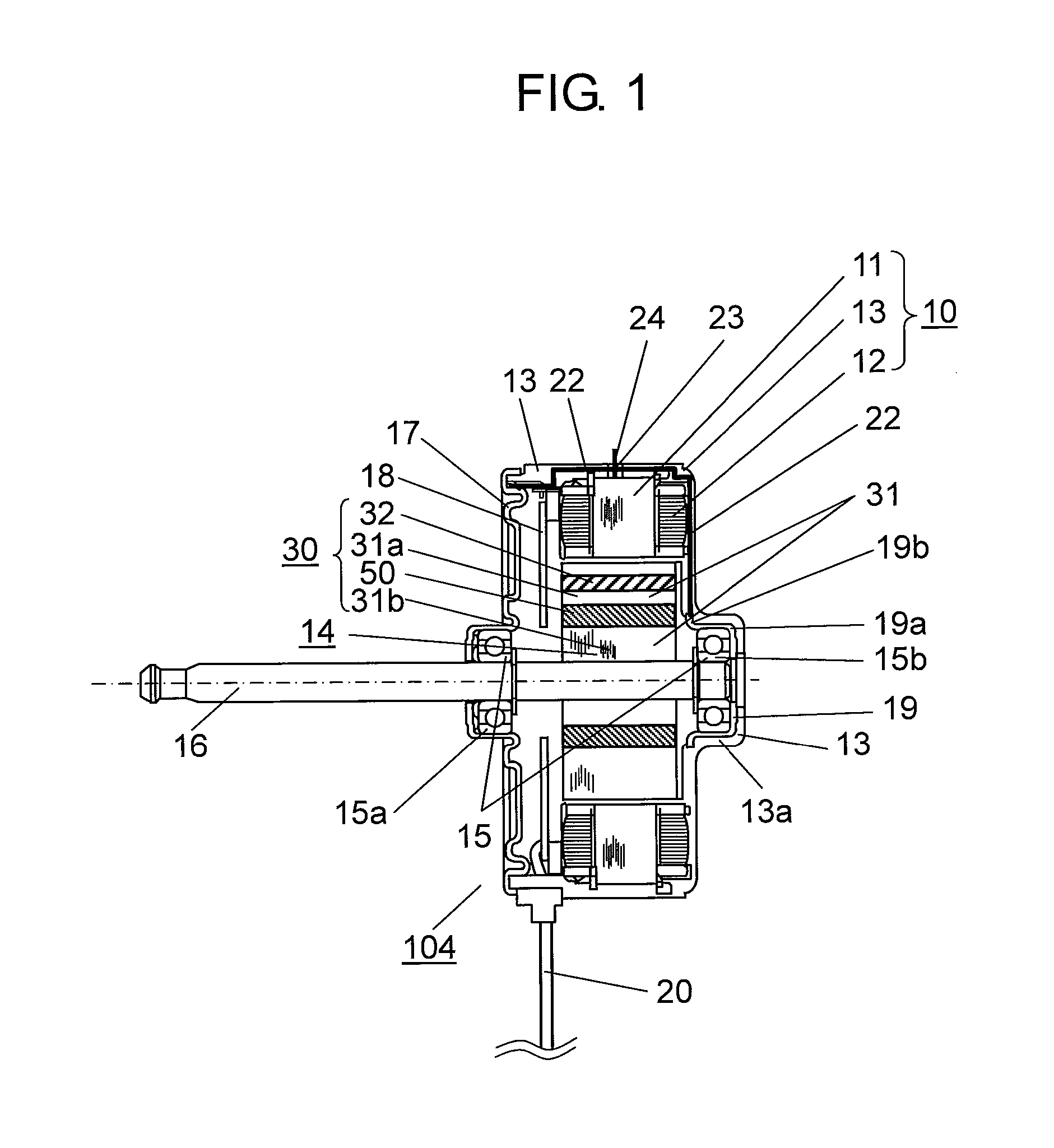 Motor and electrical appliance provided with same
