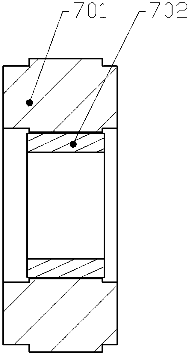 An integrated spatial precision two-dimensional scanning mechanism