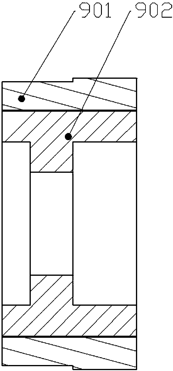 An integrated spatial precision two-dimensional scanning mechanism