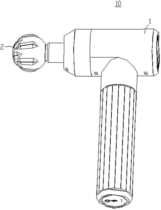 Fascia gun and its bone recognition method