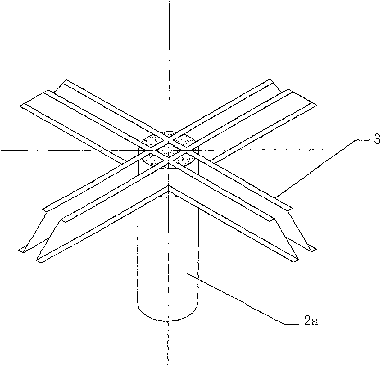 Ring type steel corbel node for beam-free building cover connection reinforced concrete post