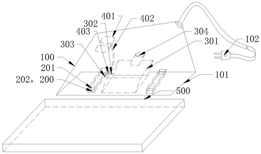 A handheld laundry washing device