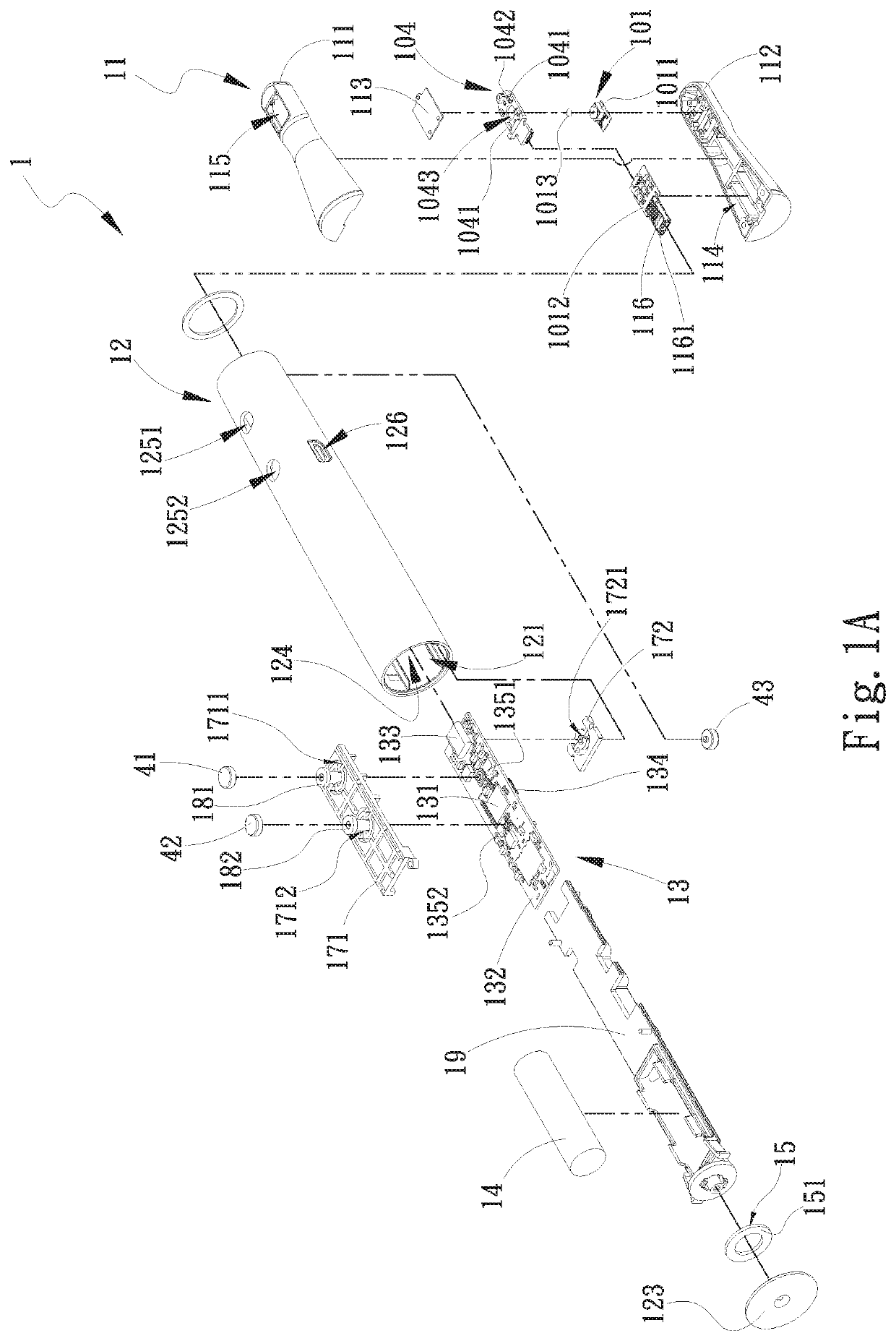 Oral screening device having a replaceable screening head