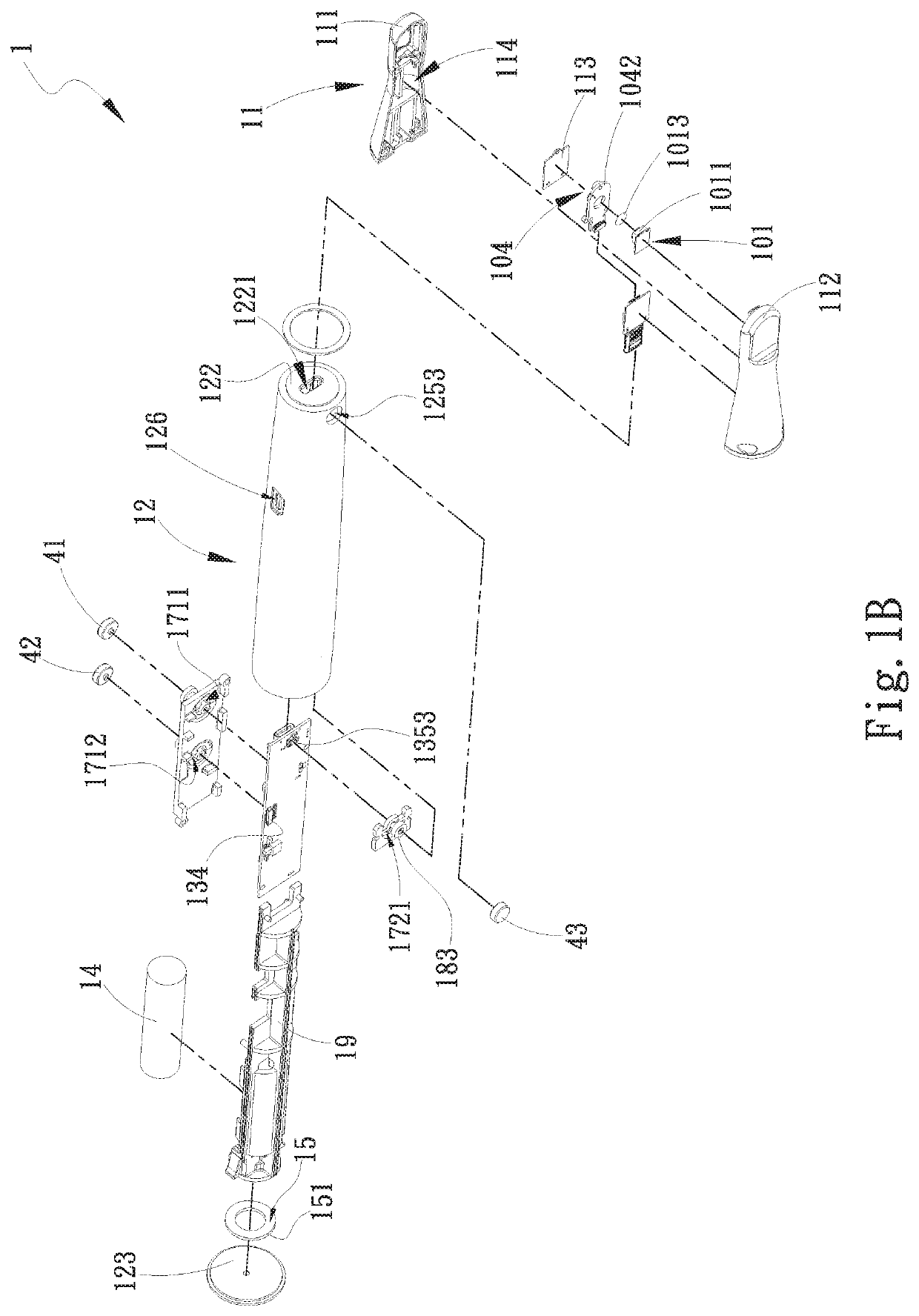 Oral screening device having a replaceable screening head
