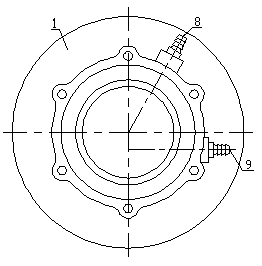 Single-end-face built-in-type mechanical seal for centrifugal pump