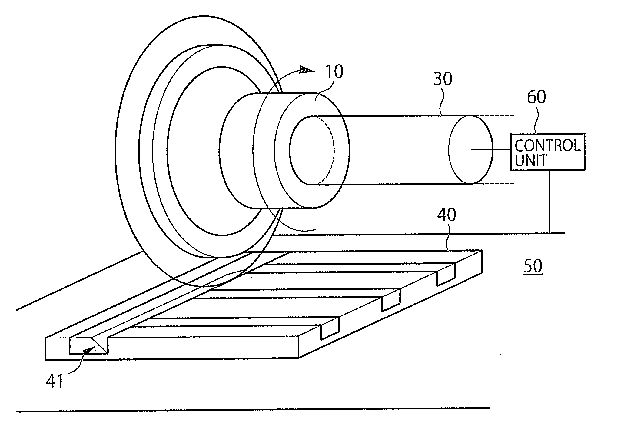 Flycutting groove machining method and flycutting mirror finishing method on film-like workpiece