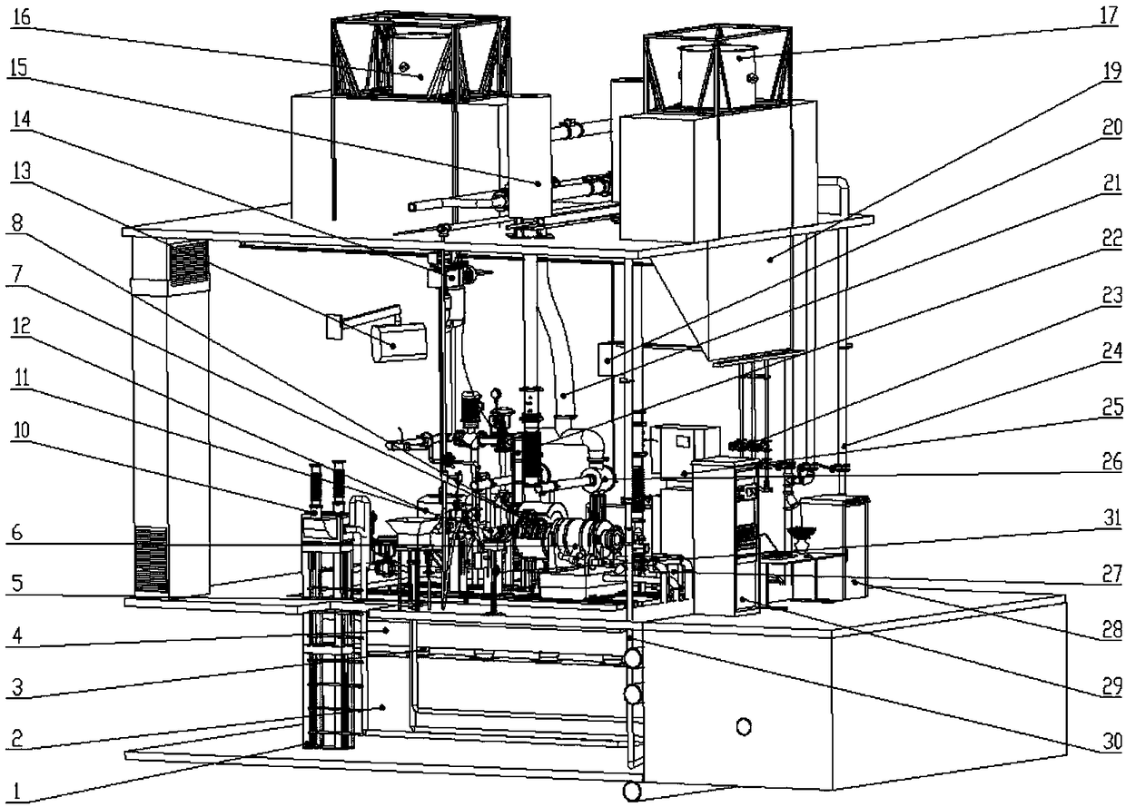 An engine test system