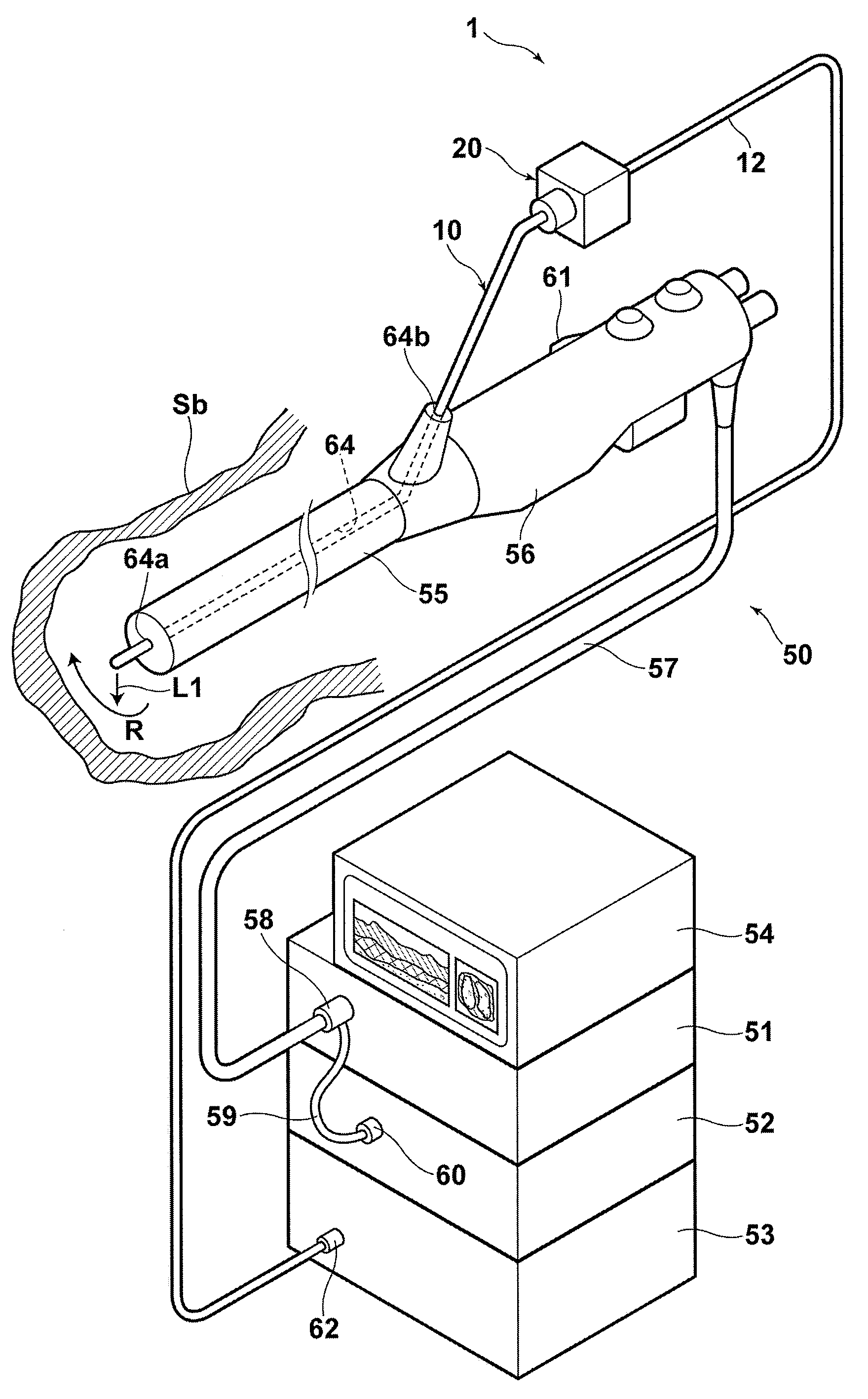 Oct optical probe and optical tomography imaging apparatus
