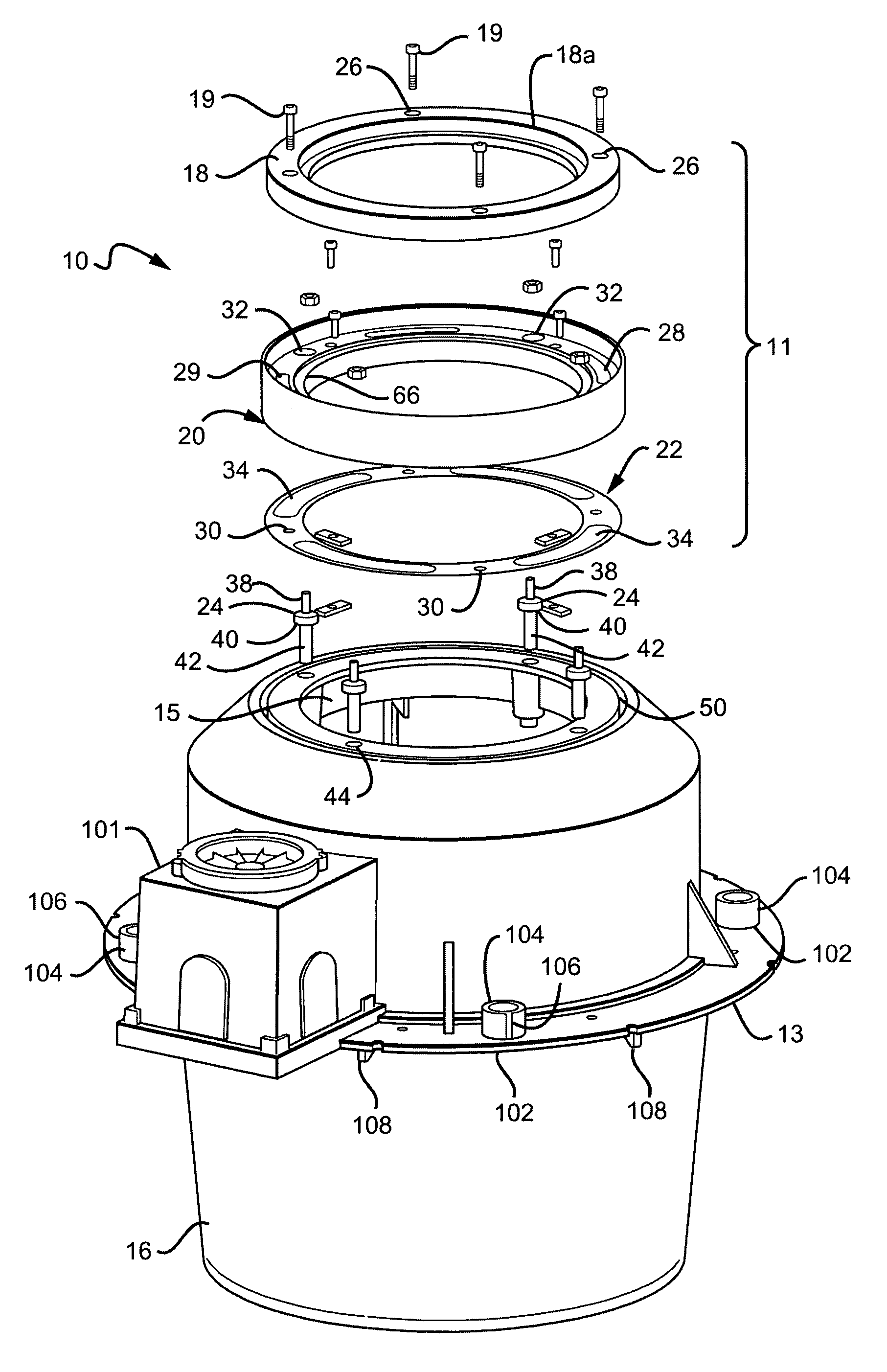 In-grade light fixture with leveling and alignment mechanisms, installation features and anti-condensation valve