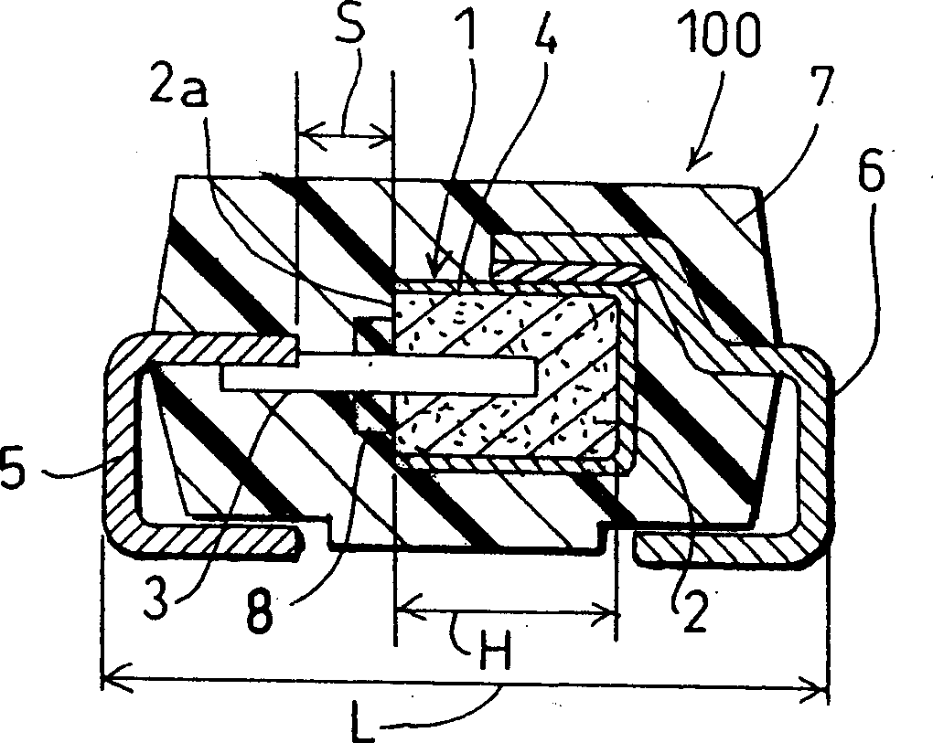 Capacitor element of solid electrolytic capacitor and method for manufacturing the same, solid electrolytic capacitor