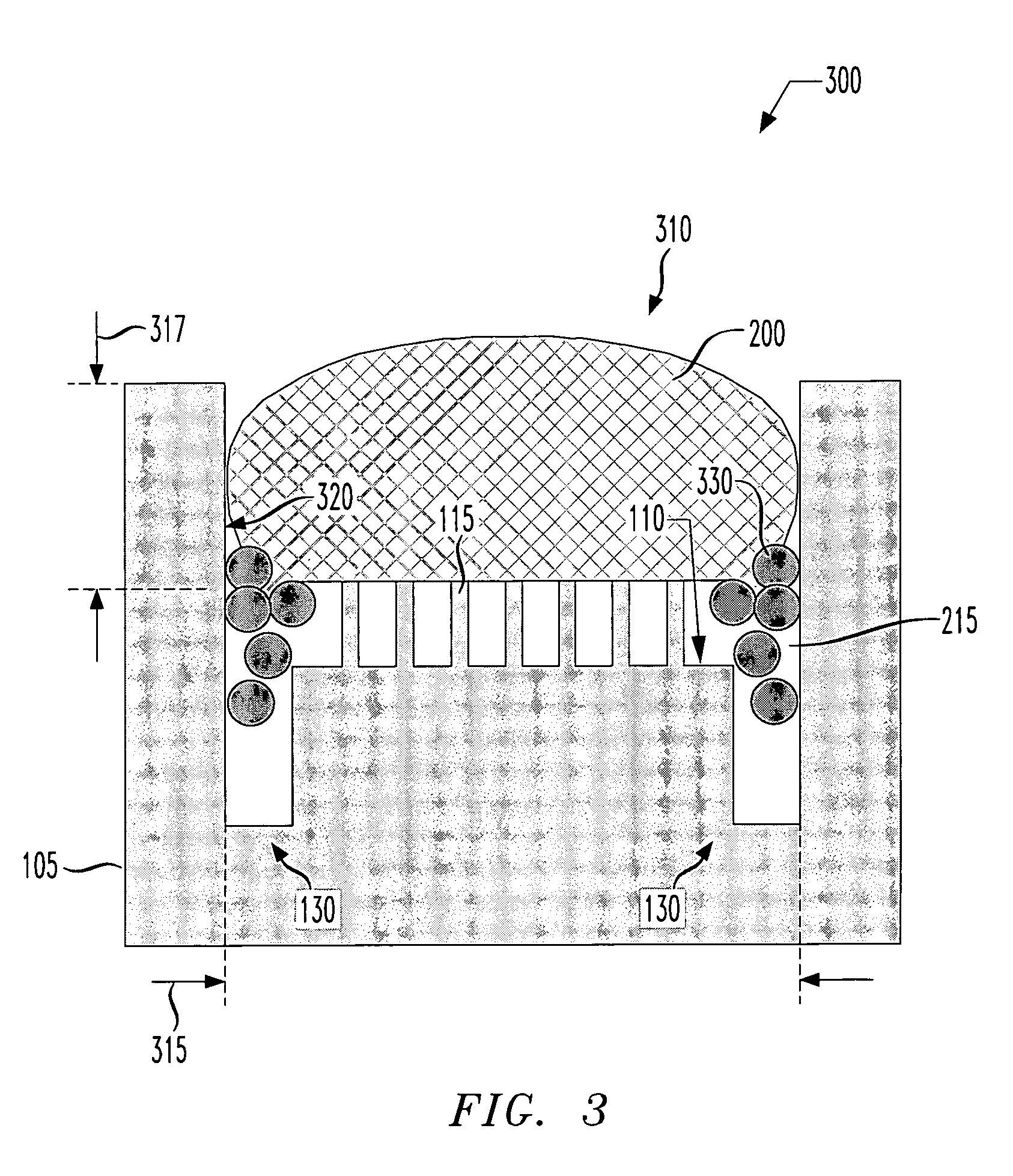 Structured surfaces with controlled flow resistance