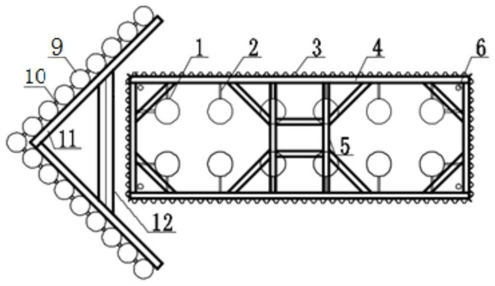 Construction method for steel sheet pile cofferdam in high-flow-speed sandy gravel area