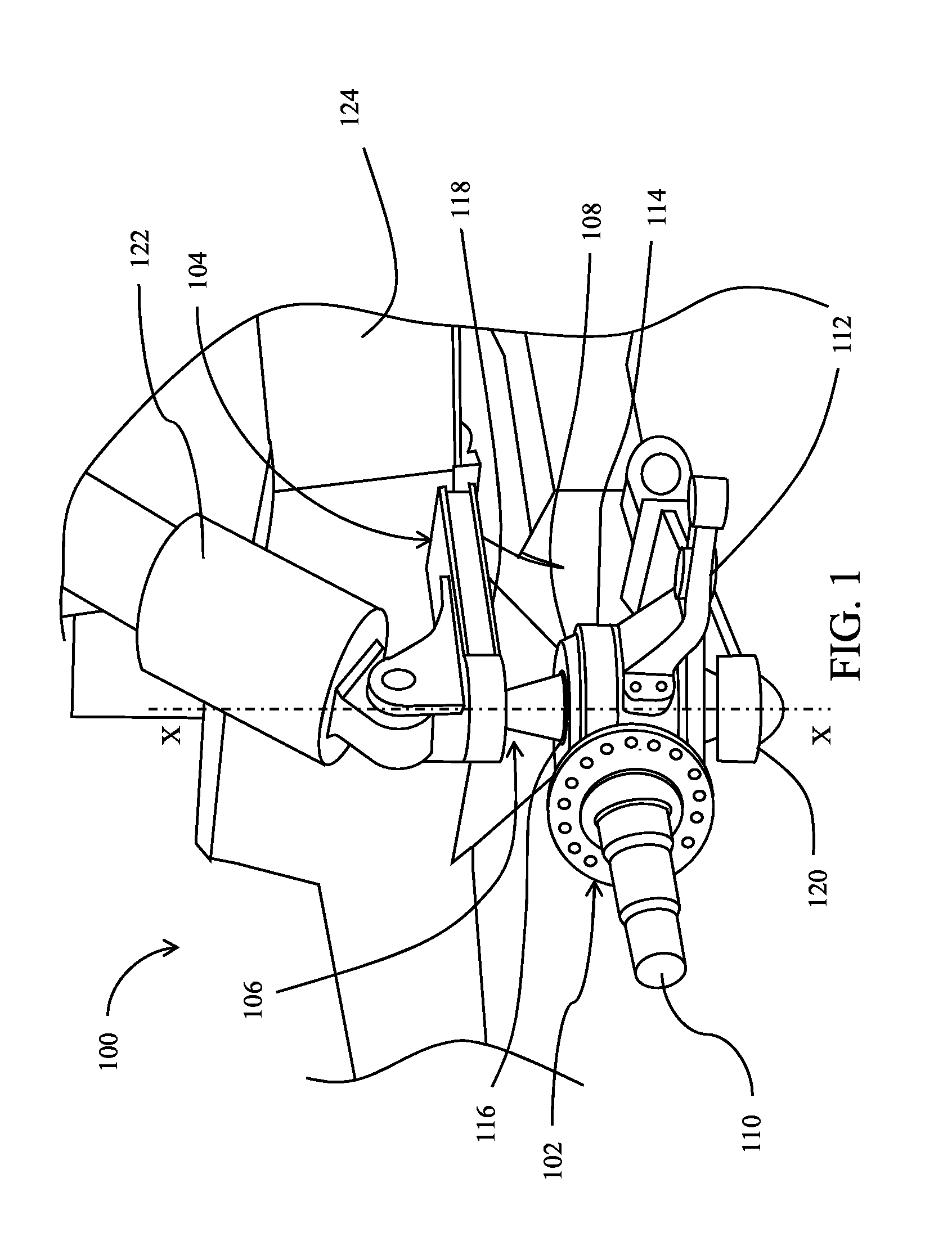 Kingpin assembly for steering and suspension linkage assembly