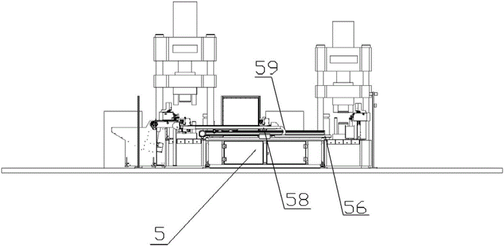 Automatic cold extruding device