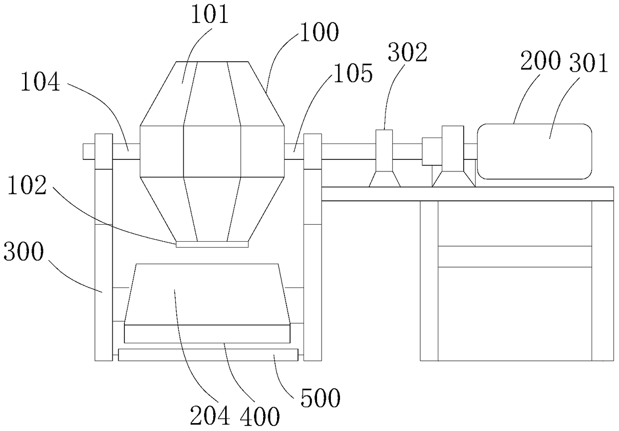 Drum deburring machine