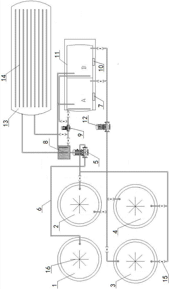 Energy-saving type emulsified asphalt production device