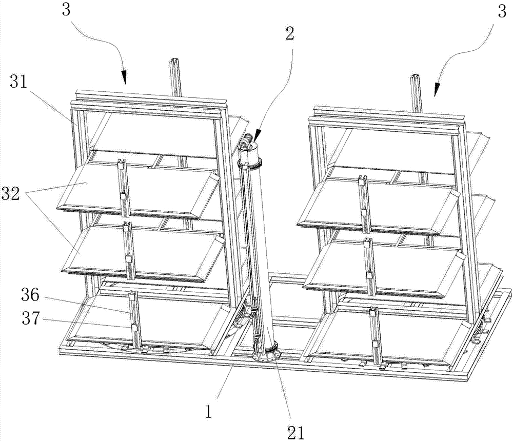 Rotating multi-layer three-dimensional parking equipment without avoidance