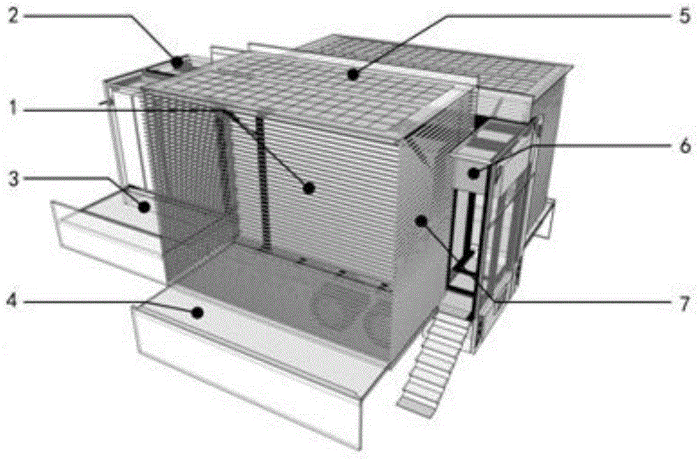 Movable changeable building