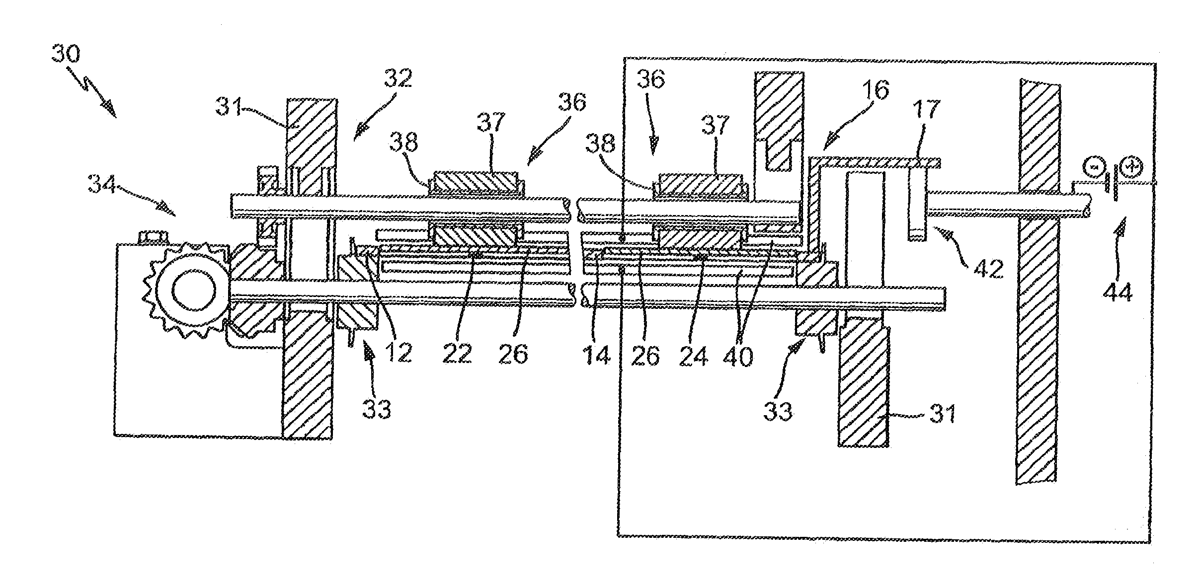 Device for picking up and holding a plurality of substrates and an electroplating device