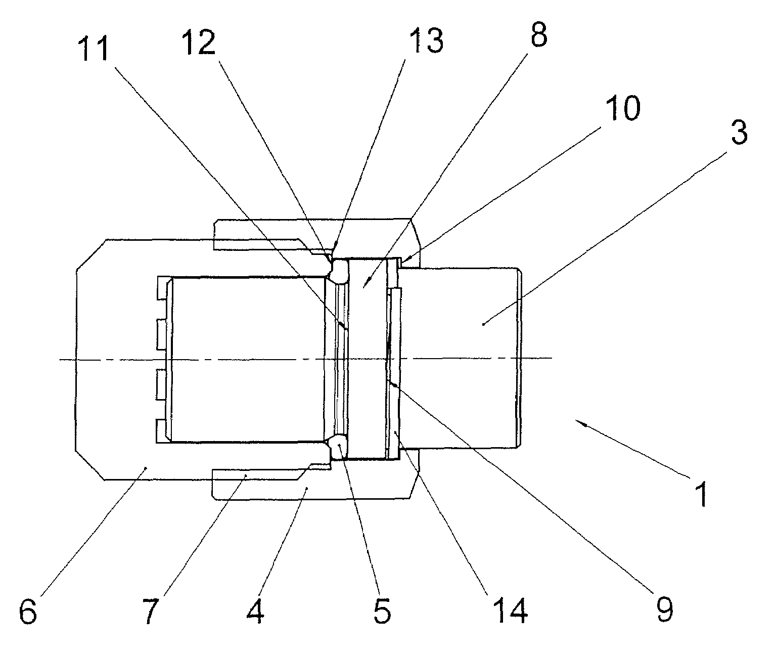 Electrical connector and electrical plug and socket connection