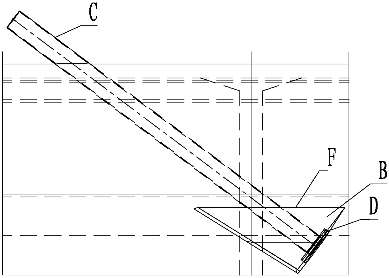 Three-face transpression load-supporting cable beam anchorage structure of cable-stayed bridge concrete box girder